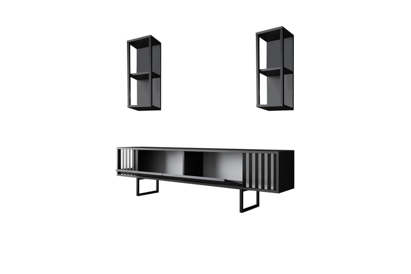 Erdem Tv-bänk 180 cm - Antracit/Svart - Möbler - Tv möbel & mediamöbel - TV bänk & mediabänk