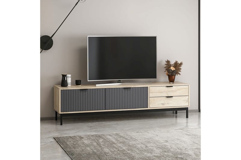 Esta Tv-bänk 180 cm - Antracit - Möbler - Tv möbel & mediamöbel - TV bänk & mediabänk