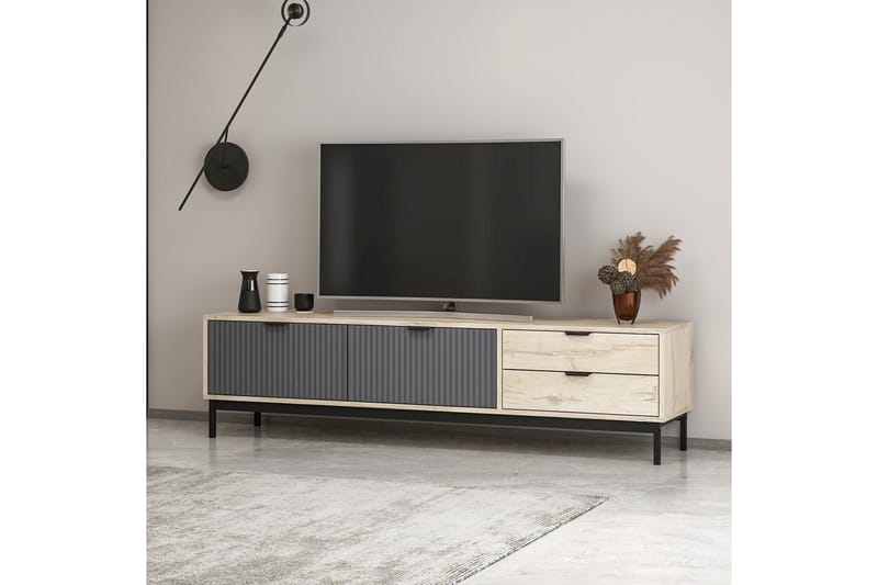 Esta Tv-bänk 180 cm - Antracit - Möbler - Tv möbel & mediamöbel - TV bänk & mediabänk