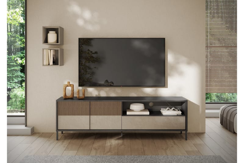 Everest Tv-bänk 206x40 cm - Mässing - Möbler - Tv möbel & mediamöbel - TV bänk & mediabänk