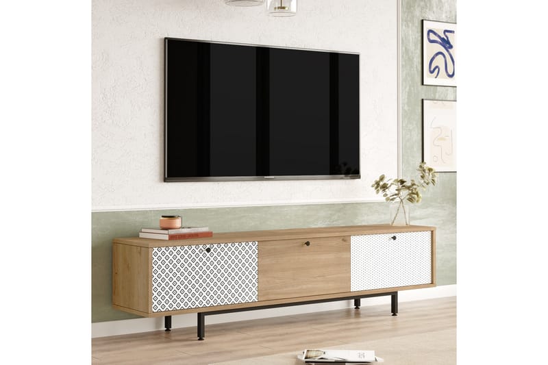 Famke Tv-bänk 180 cm - Ek - Möbler - Tv möbel & mediamöbel - TV bänk & mediabänk