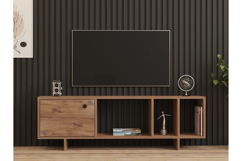 Folsom Tv-bänk 140 cm - Brun - Möbler - Tv möbel & mediamöbel - TV bänk & mediabänk