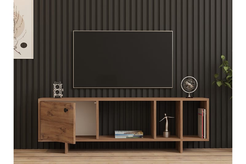 Folsom Tv-bänk 140 cm - Brun - Möbler - Tv möbel & mediamöbel - TV bänk & mediabänk