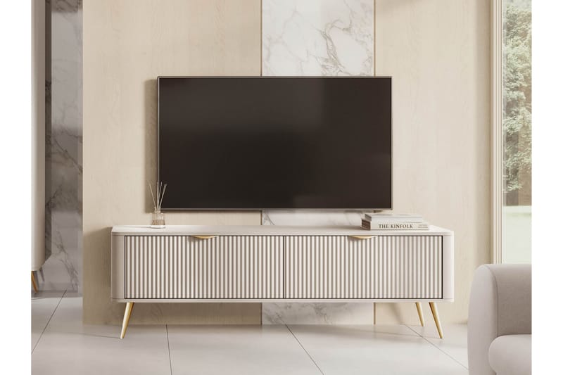 Forba Tv-bänk 164 cm - Beige - Möbler - Tv möbel & mediamöbel - TV bänk & mediabänk