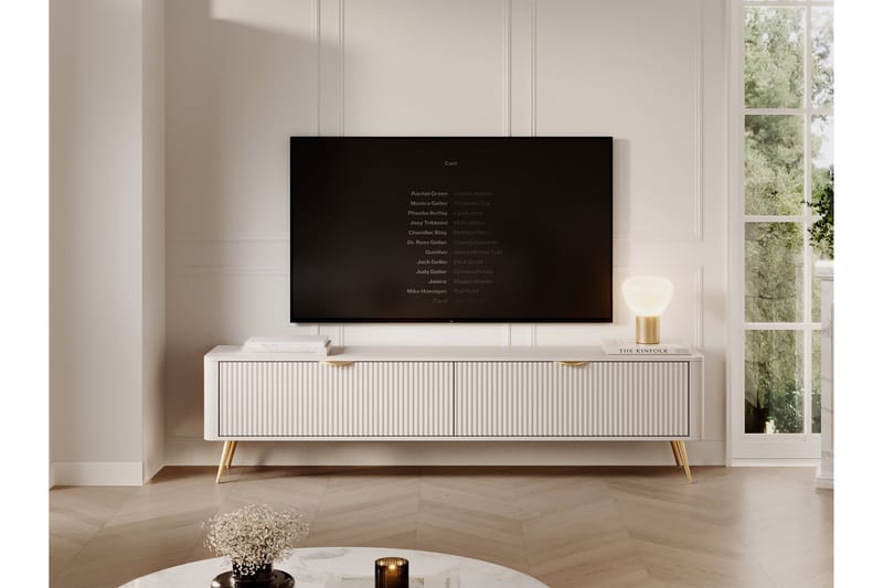 Forba Tv-bänk 200 cm - Beige - Möbler - Tv möbel & mediamöbel - TV bänk & mediabänk