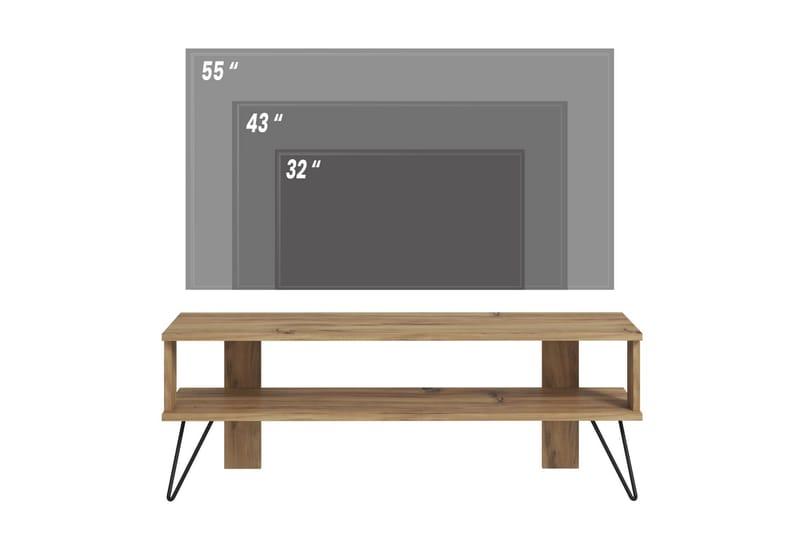 Greger Tv-bänk 120 cm - Ek - Möbler - Tv möbel & mediamöbel - TV bänk & mediabänk