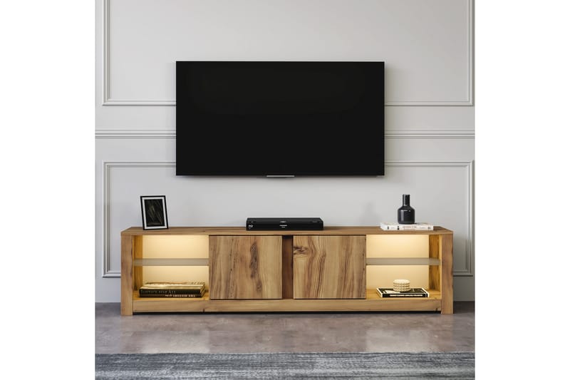 Griselda Tv-bänk 180 cm - Ek - Möbler - Tv möbel & mediamöbel - TV bänk & mediabänk