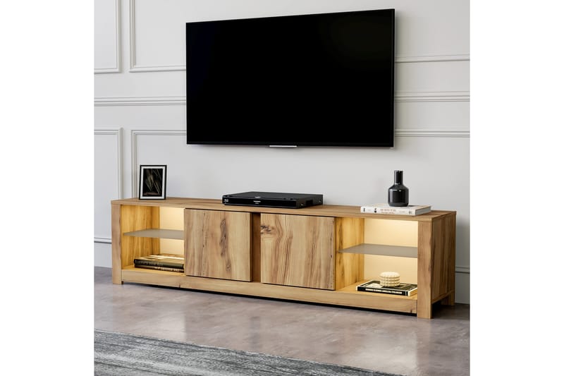 Griselda Tv-bänk 180 cm - Ek - Möbler - Tv möbel & mediamöbel - TV bänk & mediabänk