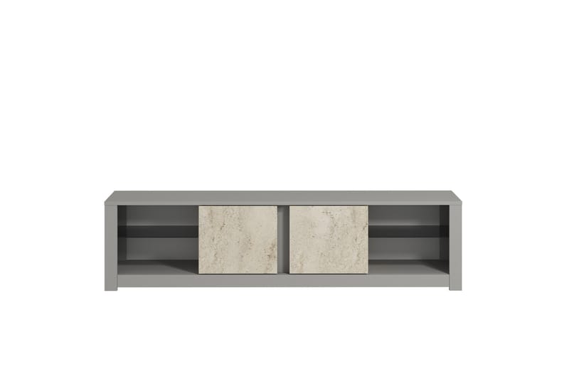 Griselda Tv-bänk 180 cm - Grå/Travertine - Möbler - Tv möbel & mediamöbel - TV bänk & mediabänk