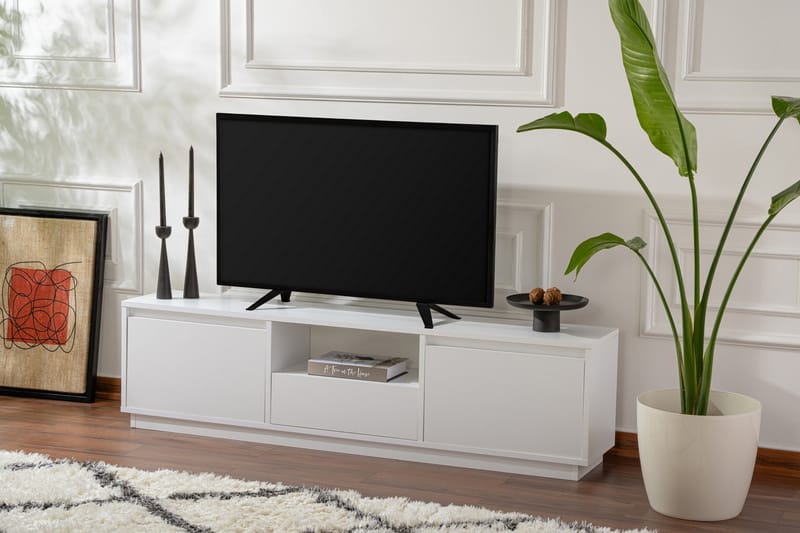 Gulliver Tv-bänk 160 cm - Vit - Möbler - Tv möbel & mediamöbel - TV bänk & mediabänk