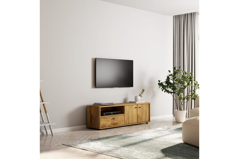 Gwen Tv-bänk 136 cm - Ek - Möbler - Tv möbel & mediamöbel - TV bänk & mediabänk