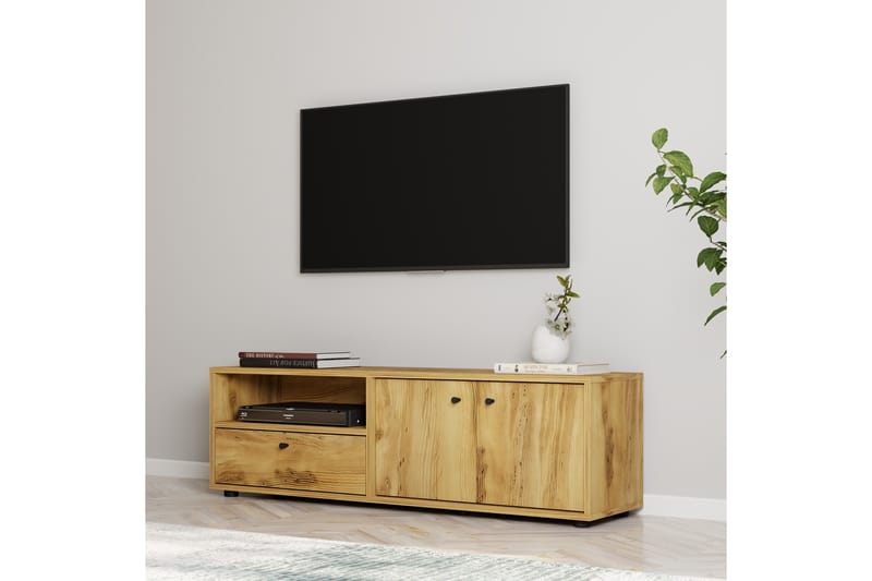 Gwen Tv-bänk 136 cm - Ek - Möbler - Tv möbel & mediamöbel - TV bänk & mediabänk