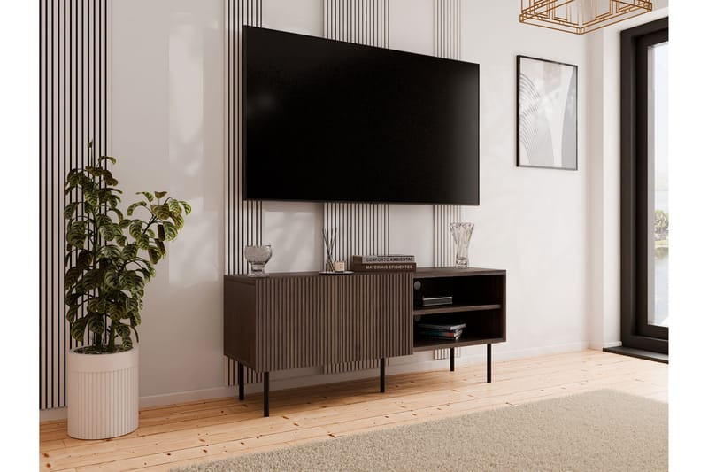 Hammarstrand Tv-bänk 150 cm - Valnöt - Möbler - Tv möbel & mediamöbel - TV bänk & mediabänk