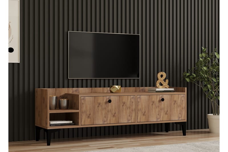 Han Tv-bänk 150 cm - Brun - Möbler - Tv möbel & mediamöbel - TV bänk & mediabänk