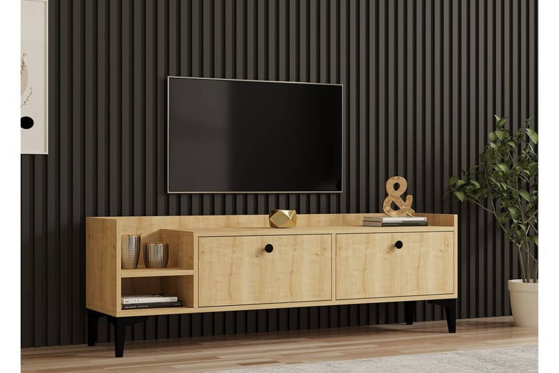 Han Tv-bänk 150 cm - Ek - Möbler - Tv möbel & mediamöbel - TV bänk & mediabänk