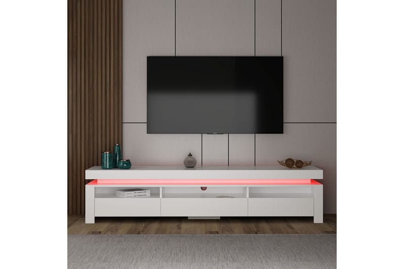 Hartman Tv-bänk 180 cm - Vit - Möbler - Tv möbel & mediamöbel - TV bänk & mediabänk