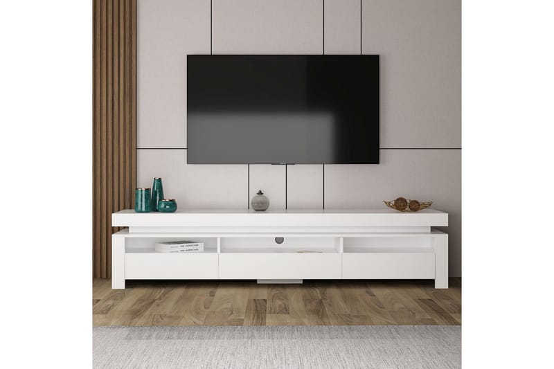 Hartman Tv-bänk 180 cm - Vit - Möbler - Tv möbel & mediamöbel - TV bänk & mediabänk