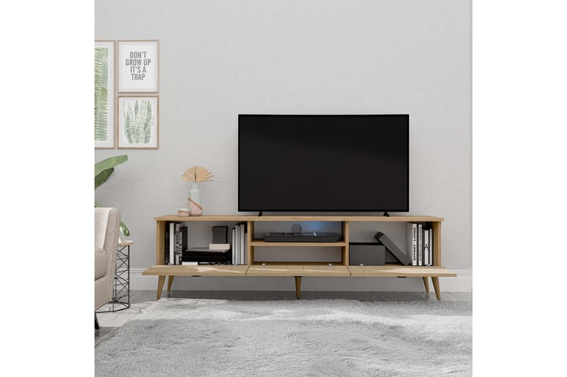 Hathorne Tv-bänk 180 cm - Ek - Möbler - Tv möbel & mediamöbel - TV bänk & mediabänk