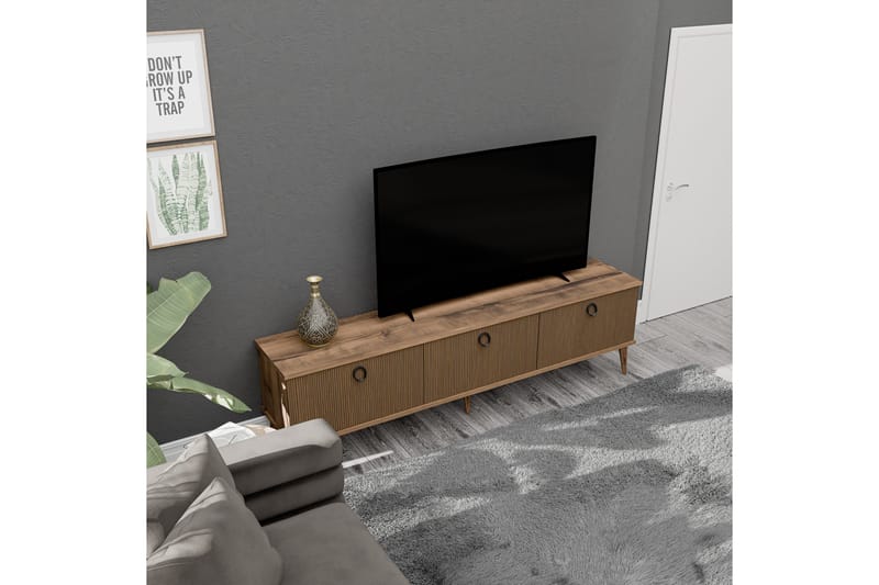 Hathorne Tv-bänk 180 cm - Valnöt - Möbler - Tv möbel & mediamöbel - TV bänk & mediabänk