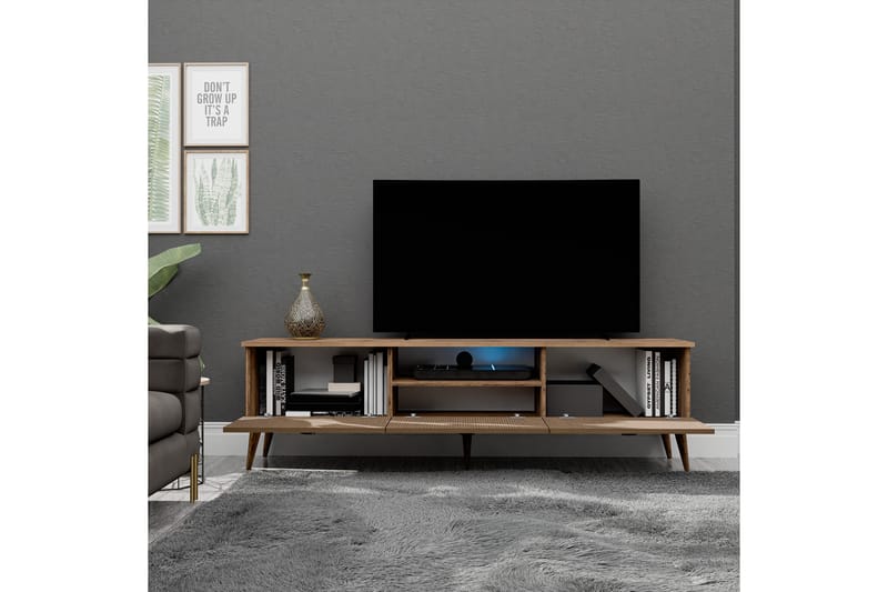 Hathorne Tv-bänk 180 cm - Valnöt - Möbler - Tv möbel & mediamöbel - TV bänk & mediabänk