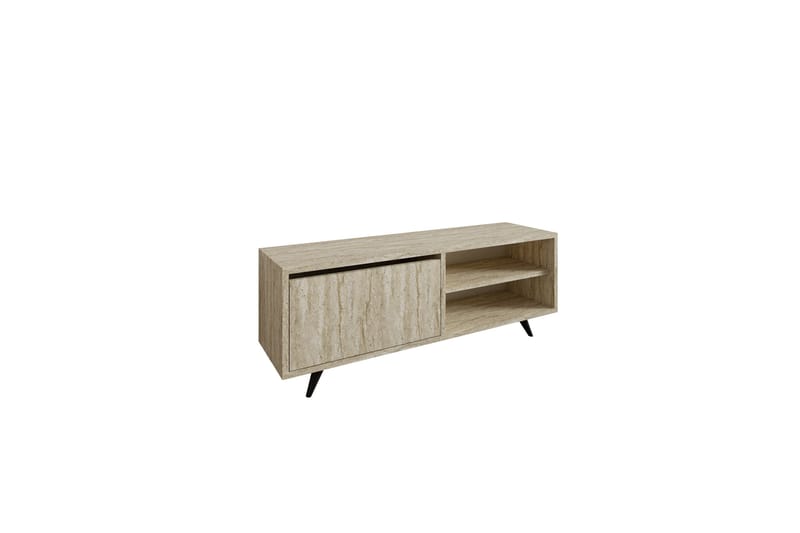 Hazle Tv-bänk 120 cm - Beige - Möbler - Tv möbel & mediamöbel - TV bänk & mediabänk