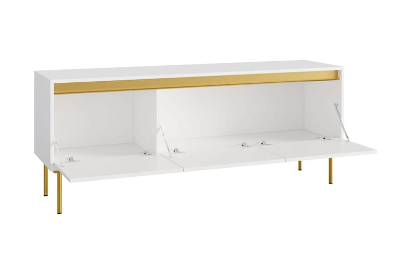 Hollander Tv-bänk 150 cm - Svart/Guld - Möbler - Tv möbel & mediamöbel - TV bänk & mediabänk