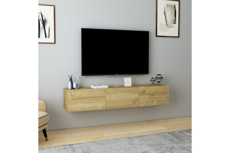 Hopper Tv-bänk 160 cm - Ek - Möbler - Tv möbel & mediamöbel - TV bänk & mediabänk