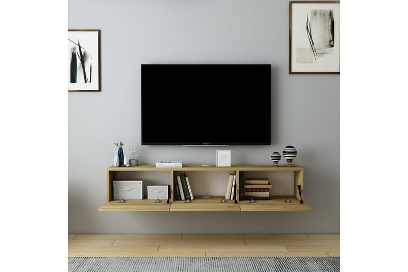 Hopper Tv-bänk 160 cm - Ek - Möbler - Tv möbel & mediamöbel - TV bänk & mediabänk