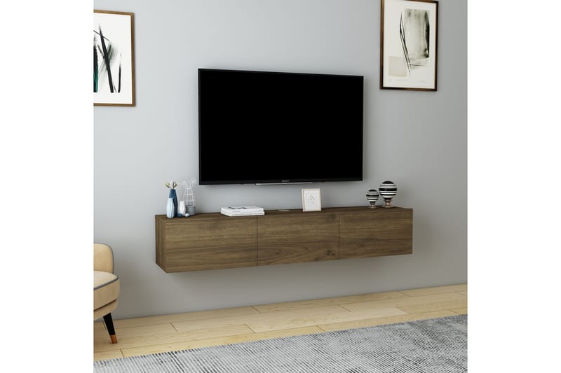 Hopper Tv-bänk 160 cm - Valnöt - Möbler - Tv möbel & mediamöbel - TV bänk & mediabänk