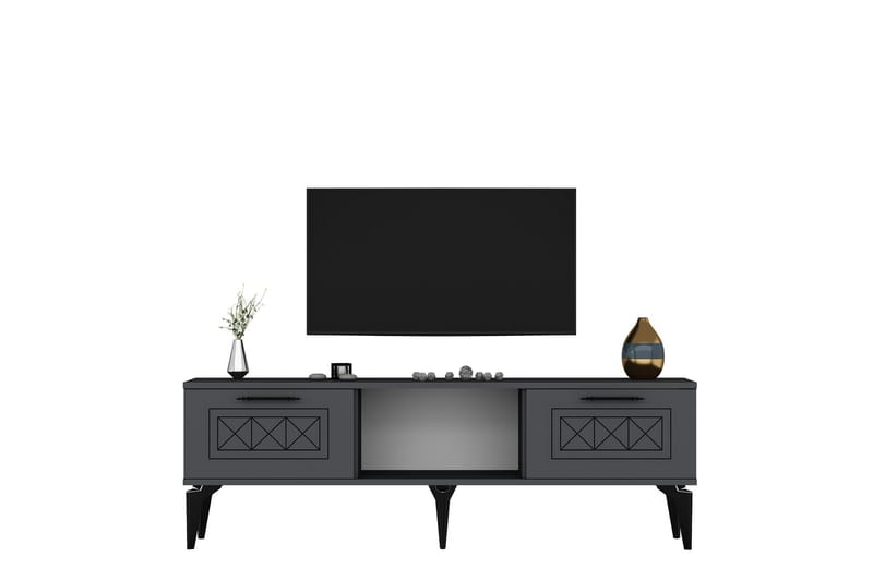 Housley Tv-bänk 150 cm - Antracit - Möbler - Tv möbel & mediamöbel - TV bänk & mediabänk