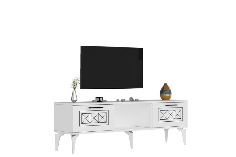 Housley Tv-bänk 150 cm - Vit - Möbler - Tv möbel & mediamöbel - TV bänk & mediabänk