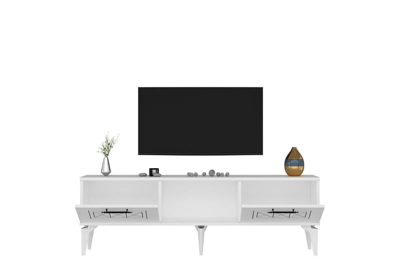 Housley Tv-bänk 150 cm - Vit - Möbler - Tv möbel & mediamöbel - TV bänk & mediabänk