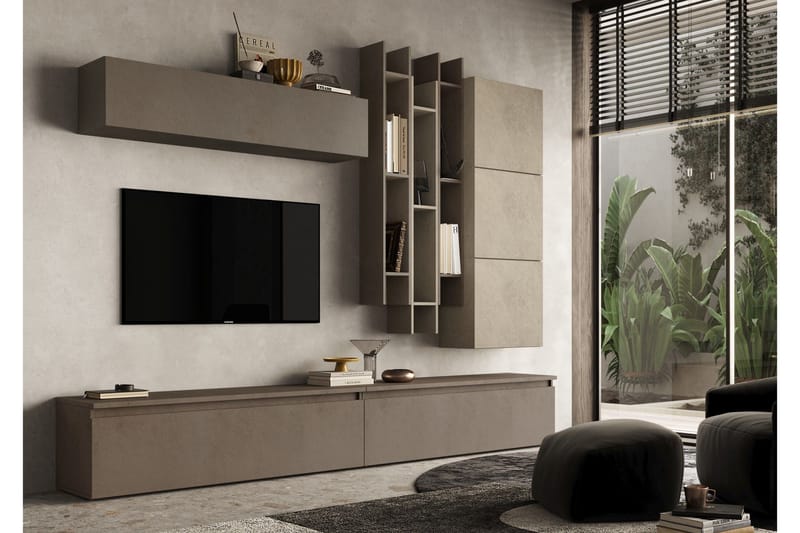 Infinity Tv-möbelset 276x40 cm - Brun - Möbler - Tv möbel & mediamöbel - TV-möbelset