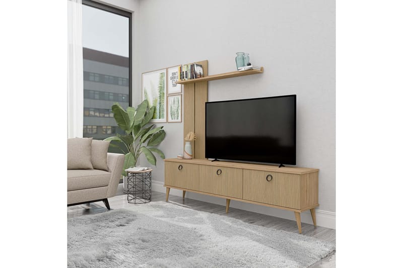 Interlaken Tv-bänk 180 cm - Ek - Möbler - Tv möbel & mediamöbel - TV bänk & mediabänk