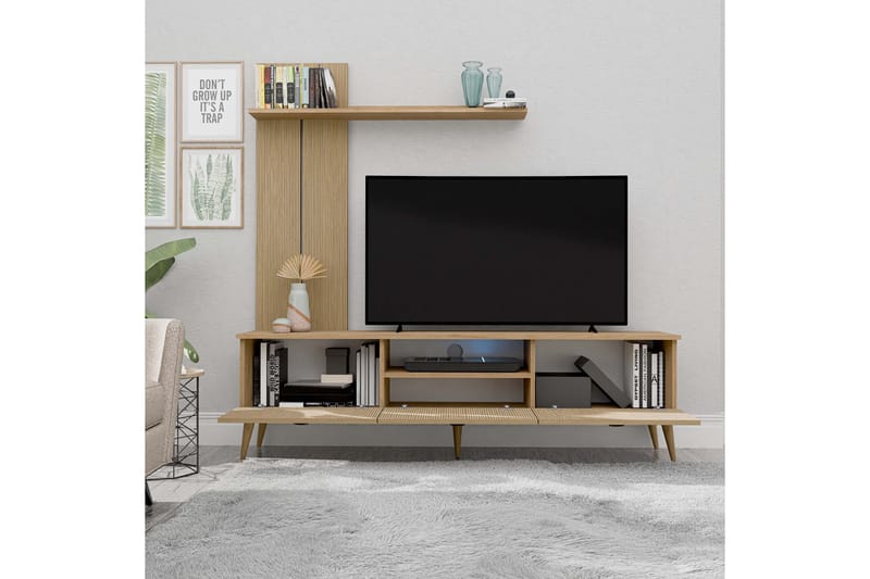 Interlaken Tv-bänk 180 cm - Ek - Möbler - Tv möbel & mediamöbel - TV bänk & mediabänk