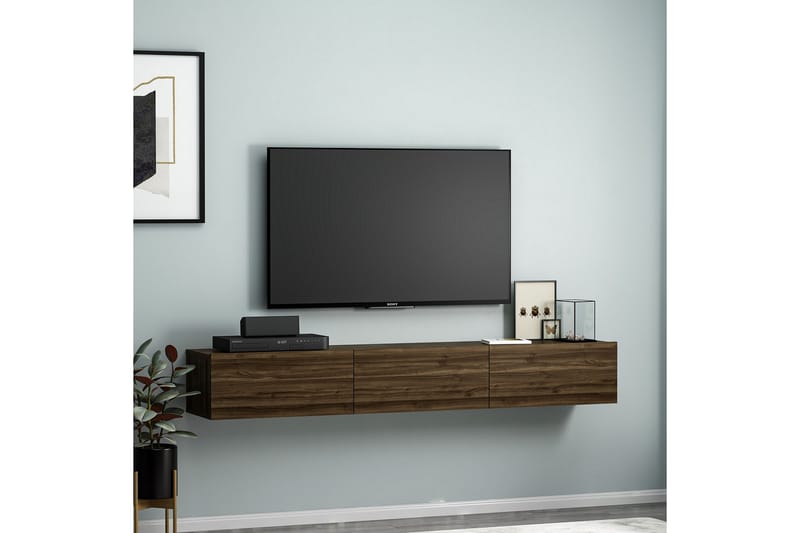 Interlaken Tv-bänk 180 cm - Valnöt - Möbler - Tv möbel & mediamöbel - TV bänk & mediabänk