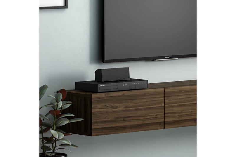 Interlaken Tv-bänk 180 cm - Valnöt - Möbler - Tv möbel & mediamöbel - TV bänk & mediabänk