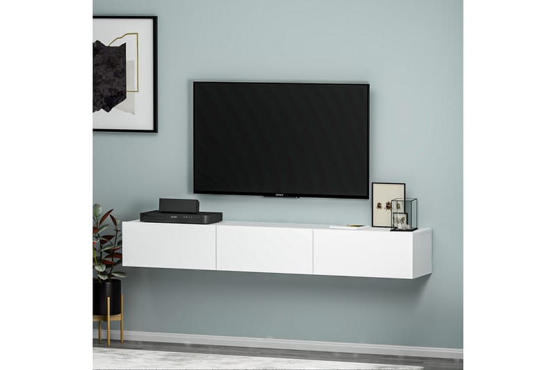 Interlaken Tv-bänk 180 cm - Vit - Möbler - Tv möbel & mediamöbel - TV bänk & mediabänk