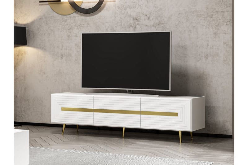 Jose Tv-bänk 180 cm - Vit - Möbler - Tv möbel & mediamöbel - TV bänk & mediabänk