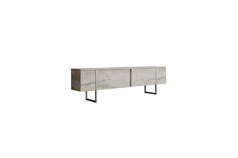 Luxe Tv-bänk 180 cm - Beige/Silver - Möbler - Tv möbel & mediamöbel - TV bänk & mediabänk