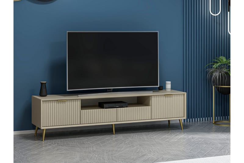 Luxe Tv-bänk 180 cm - Sandsten - Möbler - Tv möbel & mediamöbel - TV bänk & mediabänk