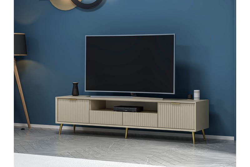 Luxe Tv-bänk 180 cm - Sandsten - Möbler - Tv möbel & mediamöbel - TV bänk & mediabänk