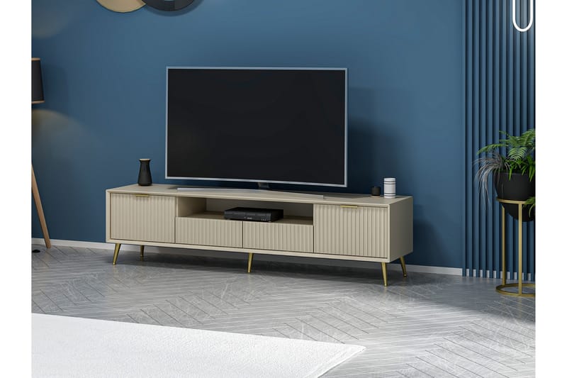 Luxe Tv-bänk 180 cm - Sandsten - Möbler - Tv möbel & mediamöbel - TV bänk & mediabänk