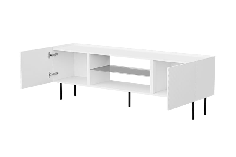 Munkedal Tv-bänk 181 cm - Svart - Möbler - Tv möbel & mediamöbel - TV bänk & mediabänk