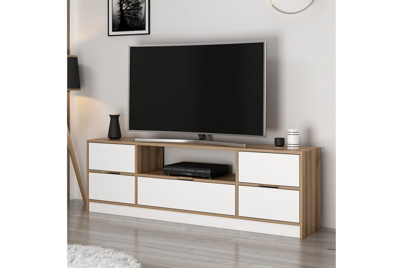 Munna Tv-bänk 180 cm - Vit - Möbler - Tv möbel & mediamöbel - TV bänk & mediabänk