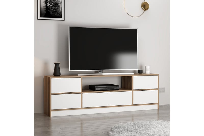 Munna Tv-bänk 180 cm - Vit - Möbler - Tv möbel & mediamöbel - TV bänk & mediabänk