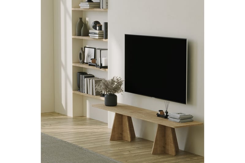 Munne Tv-bänk 180 cm - Ek - Möbler - Tv möbel & mediamöbel - TV bänk & mediabänk