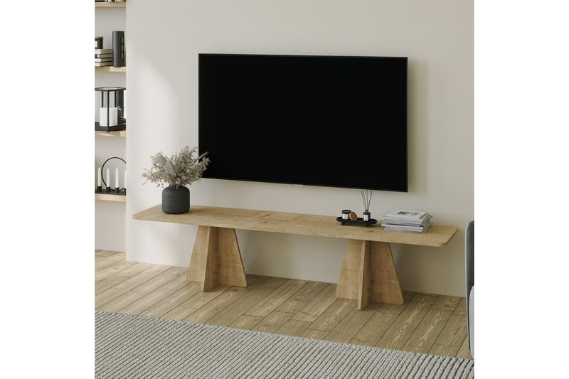 Munne Tv-bänk 180 cm - Ek - Möbler - Tv möbel & mediamöbel - TV bänk & mediabänk