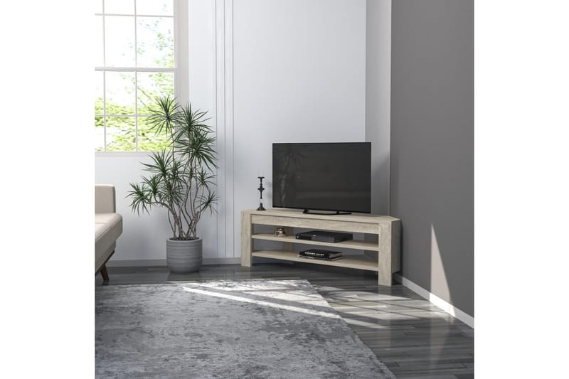 Oderzo Tv-bänk 120 cm - Travertine - Möbler - Tv möbel & mediamöbel - TV bänk & mediabänk