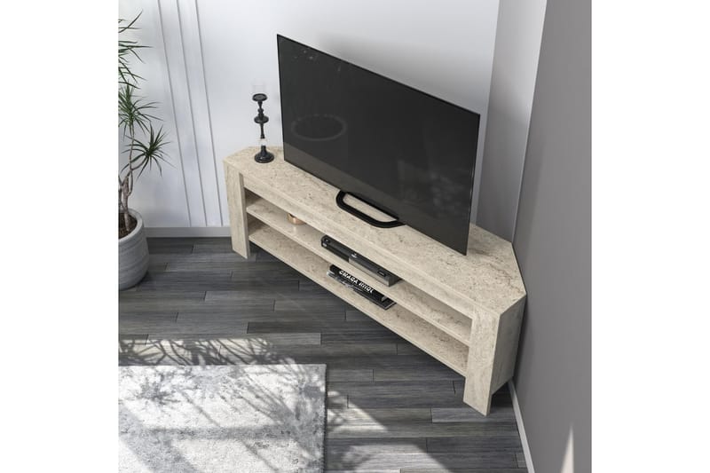 Oderzo Tv-bänk 120 cm - Travertine - Möbler - Tv möbel & mediamöbel - TV bänk & mediabänk